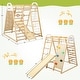 preview thumbnail 6 of 7, Gym Playset, Wooden Climbing Toys, Tent, Climbing Structure for Boys and Girls 8-in-1