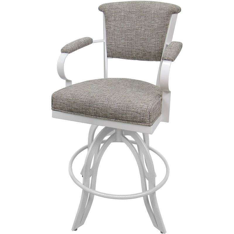 Miami Counter 26" or Bar 30" Metal Bar Stool on A Base