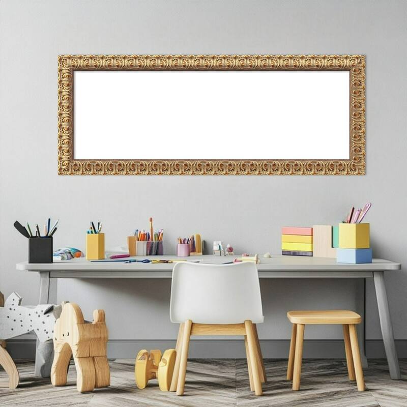 Amanti Art Florentine Gold Framed Dry Erase Magnetic Board