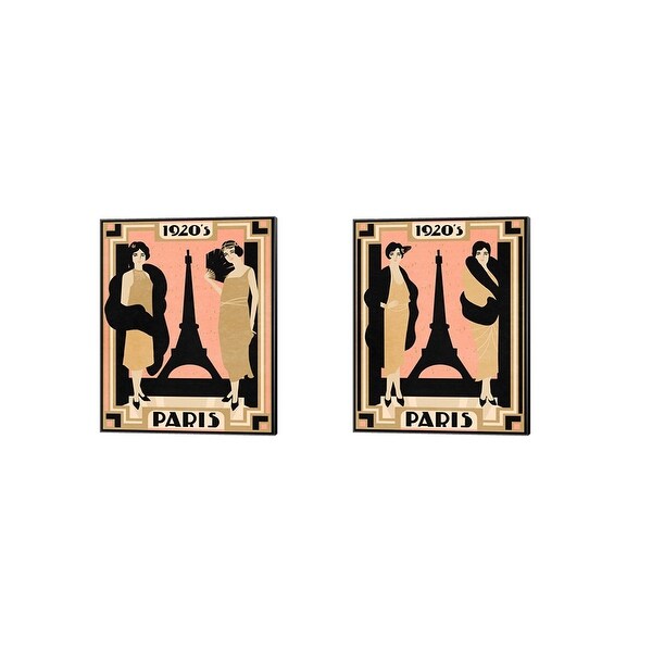 Annie Warren '1920's Paris' Canvas Art (Set of 2). Opens flyout.