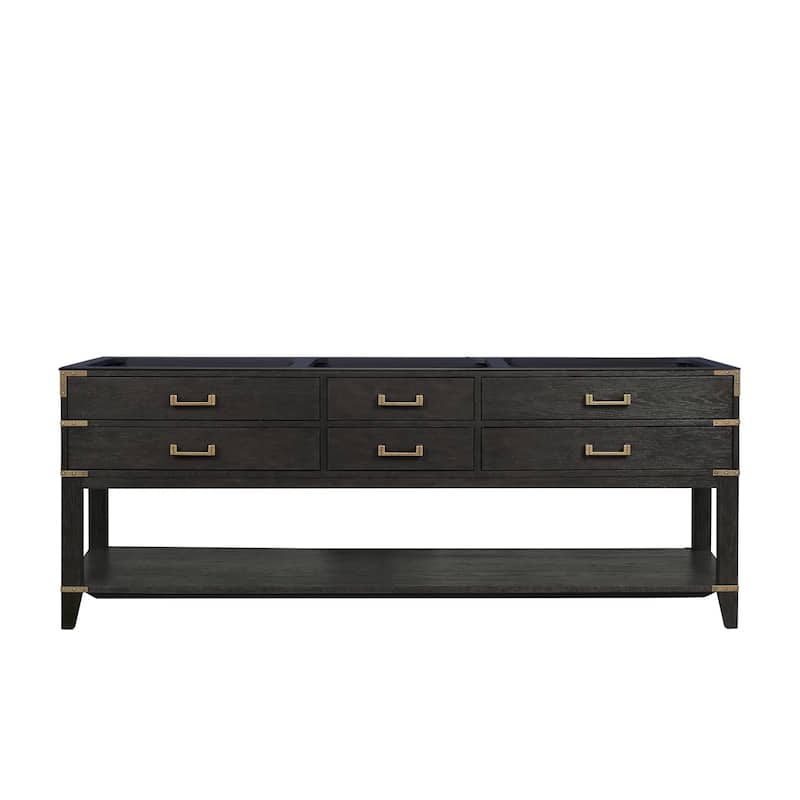 Norwalk Bath Vanity - 84 - Black Oak