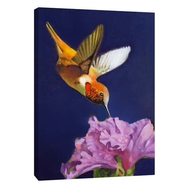 PTM Images 9-105465 PTM Canvas Collection 10" x 8" - "Rufous Hummingbird" Giclee Hummingbirds Art Print on Canvas