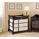 preview thumbnail 16 of 24, Sleigh Style Baby Changing Table with Six Baskets