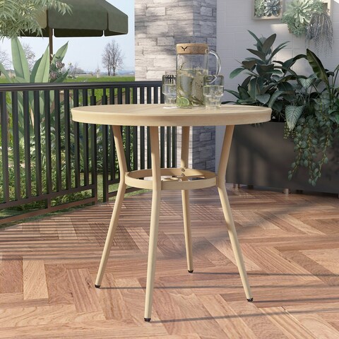 Furniture of America Ariel Natural Tone 32-inch Bistro Table