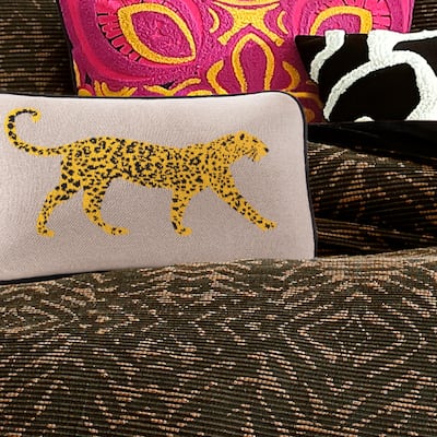 Rochelle Porter Jaguar Decorative Pillow