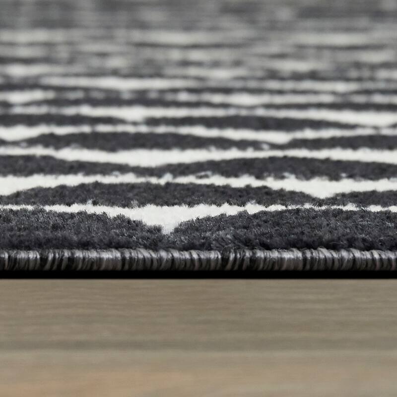 Palmer Modern Striped Area Rug