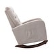 preview thumbnail 11 of 30, Baby Room High Back Rocking Chair Nursery Chair , Comfortable Rocker Fabric Padded Seat ,Modern High Back Armchair