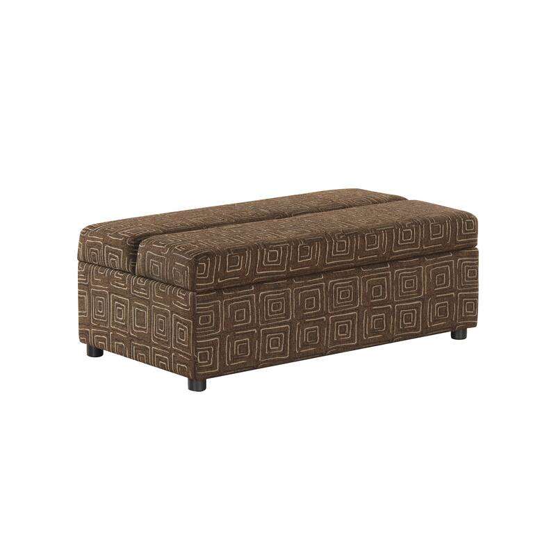 Roomfitters Twin Size Folding Ottoman Sleeper Bed with Mattress, Compact Convertible Guest Bed for Living Room