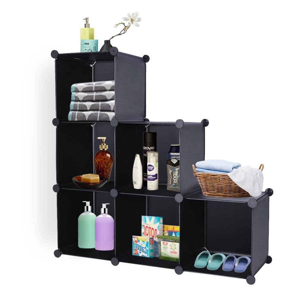 6-Cube Closet Organizer Storage Shelves Cube Storage