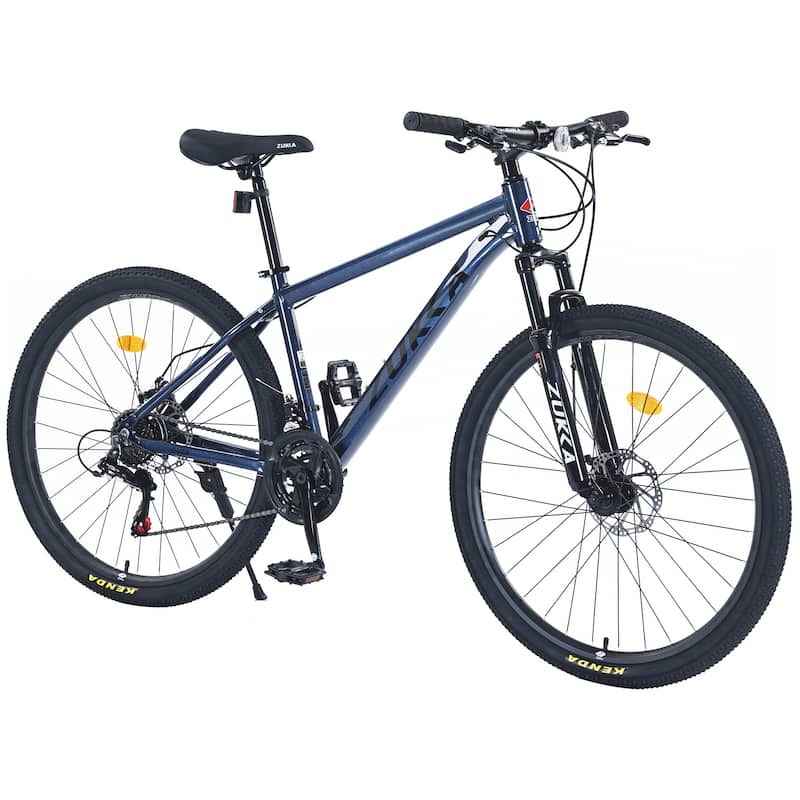27.5 Inch Wheels 21 Speed Mountain Bike - Blue