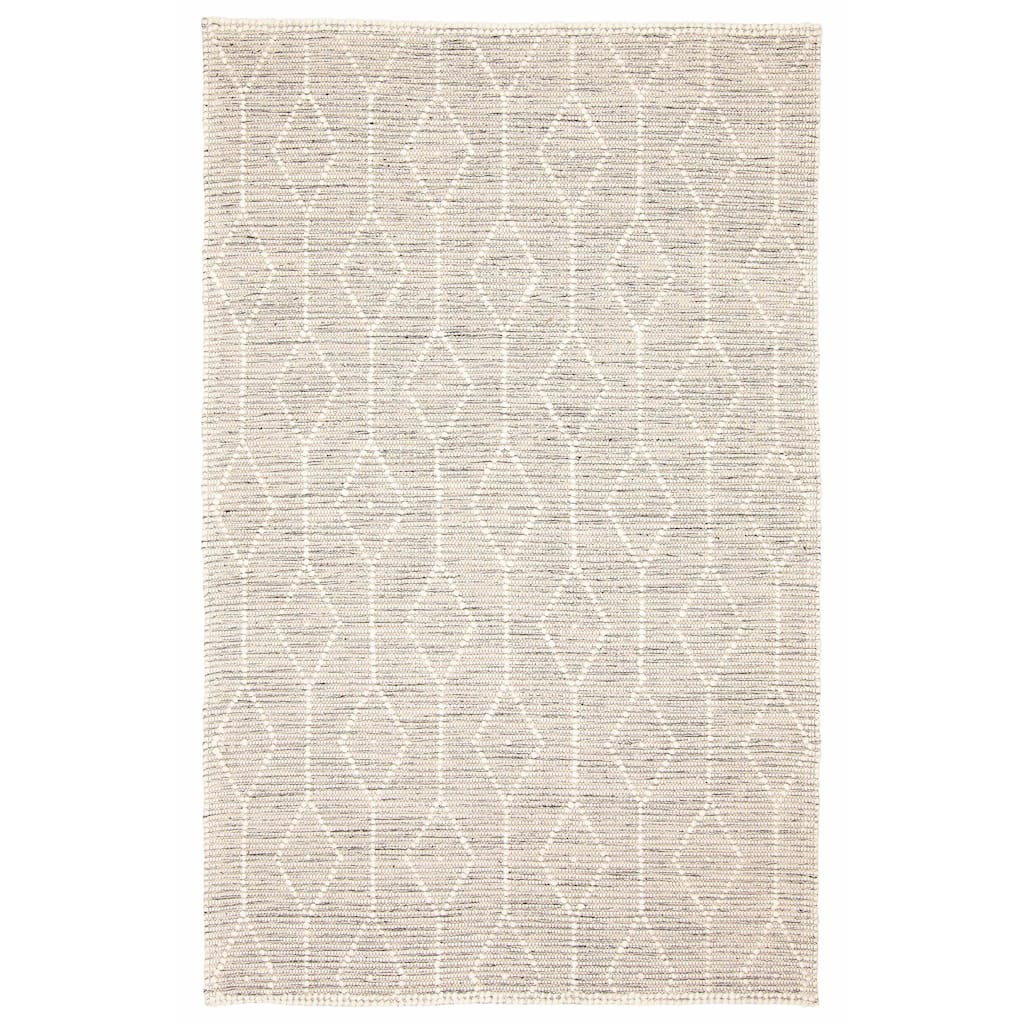 ECARPETGALLERY Braid weave Sienna Khaki Wool Rug - 4'11 x 8'0