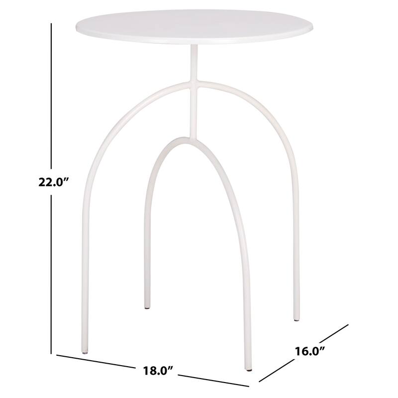 SAFAVIEH Home Saburo Accent Table - 16"W x 18"D x 22"H
