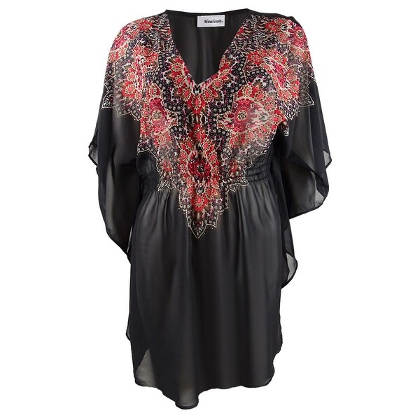 black caftan cover up