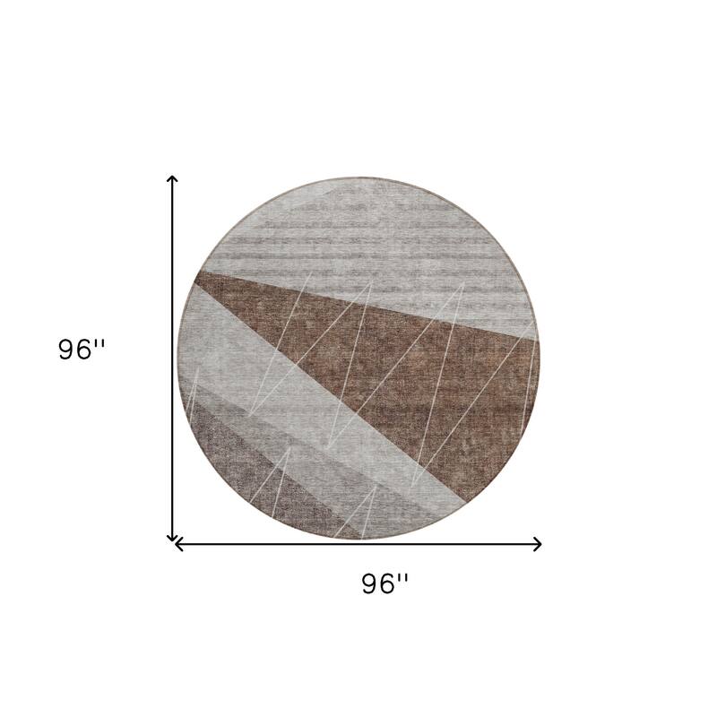 HomeRoots Geometric Transitional Rectangle Outdoor Rug