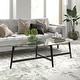 preview thumbnail 17 of 24, Olson Oval Coffee Table Blackened Bronze