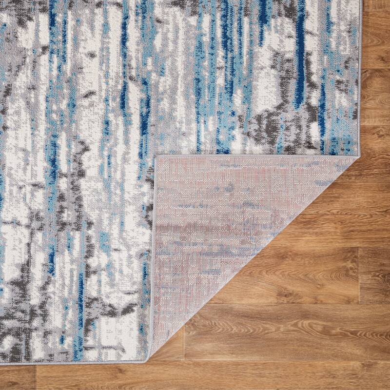 World Rug Gallery Vintage Abstract Modern Area Rug