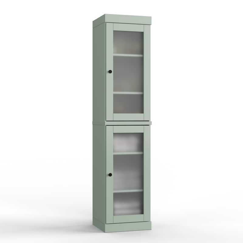 100% Solid Wood 16.5" Bathroom Cabinet with Optional Doors by Palace Imports