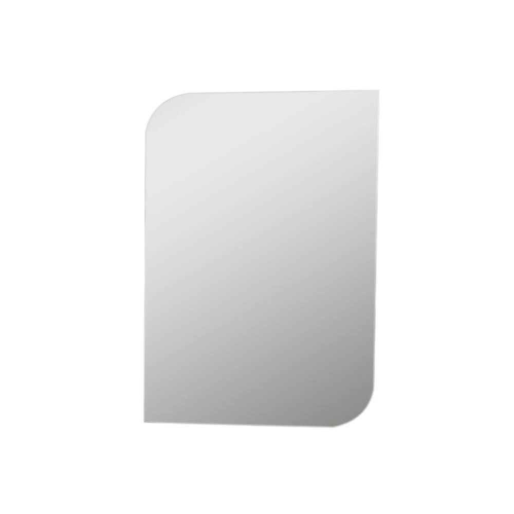 Tener 19 in. W x 27 in. H Rectangular Polished Frameless Bathroom Vanity Mirror - 19"w x 27" h