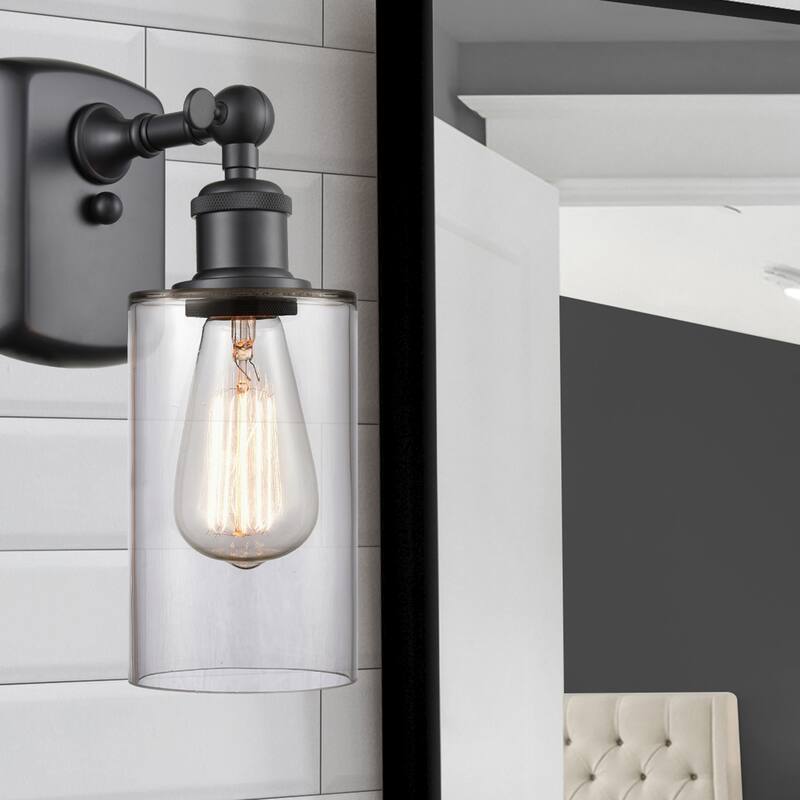 Innovations Lighting 516-1W-12-4 Clymer Sconce Clymer 12" Tall Wall