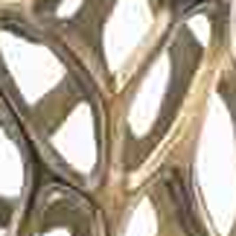 HomeRoots 47" Aluminum Gold Twigs Cylinder Floor Vase
