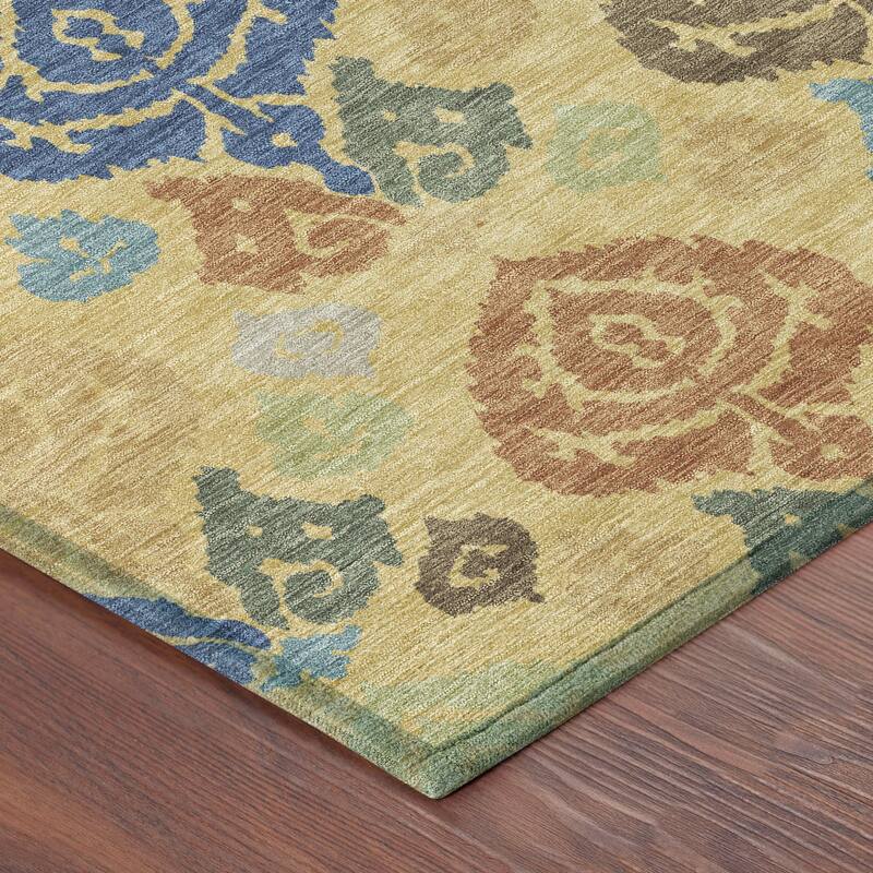 Machine Washable Indoor/ Outdoor Casual Zona Chantille Rug