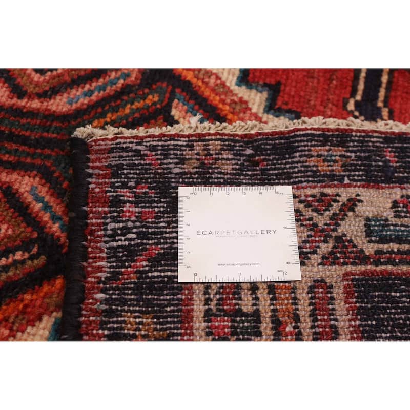 ECARPETGALLERY Hand-knotted Konya Anatolian Dark Red Wool Rug - 3'7 x 9'10