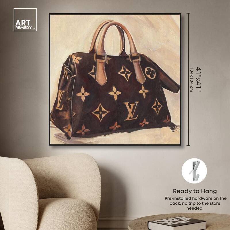 Doll Memories Majestic Monogram Canvas by Art Remedy