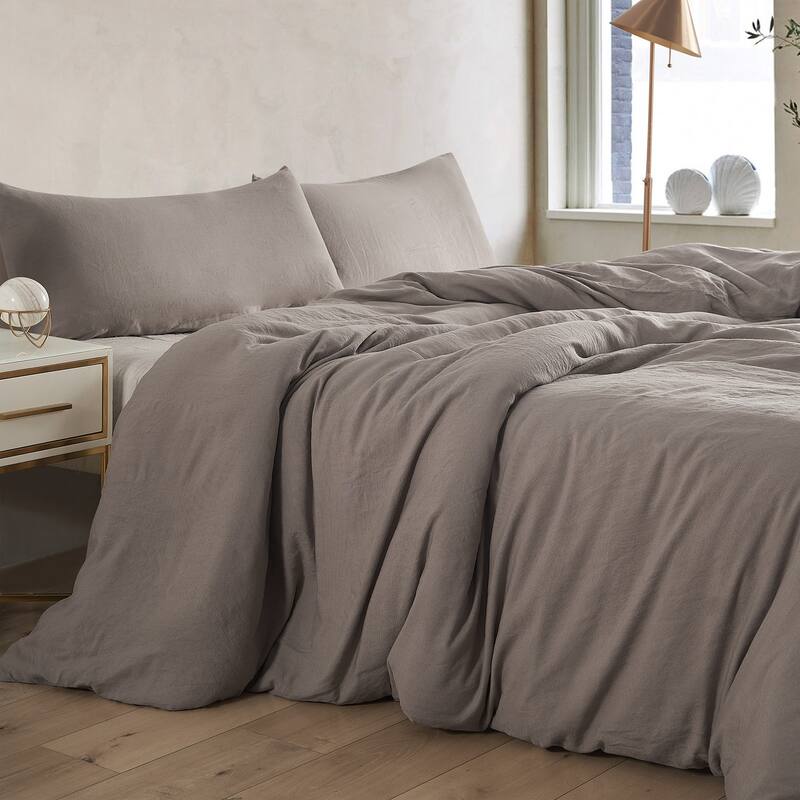 Dark Sky Reserve® - Bamboo Linen Oversized Duvet Cover - Portugal Made
