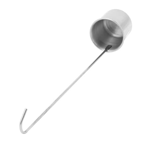 Stainless Steel Measuring Cup Long Handle for liquids 50g Silver Tone