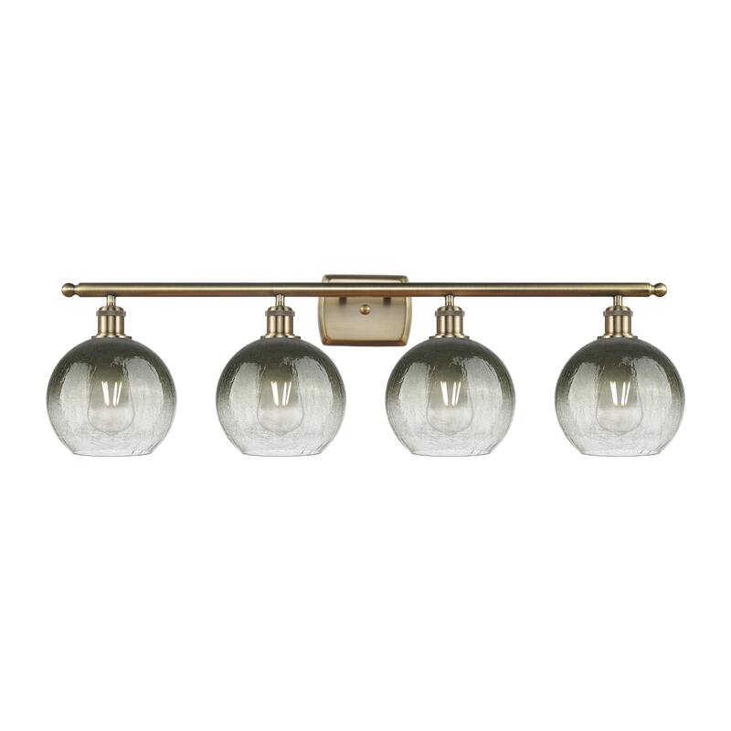 Innovations Lighting Endless Possibilities Ballston - Brookhaven Globe - 4 Light 38" Bath Vanity Light