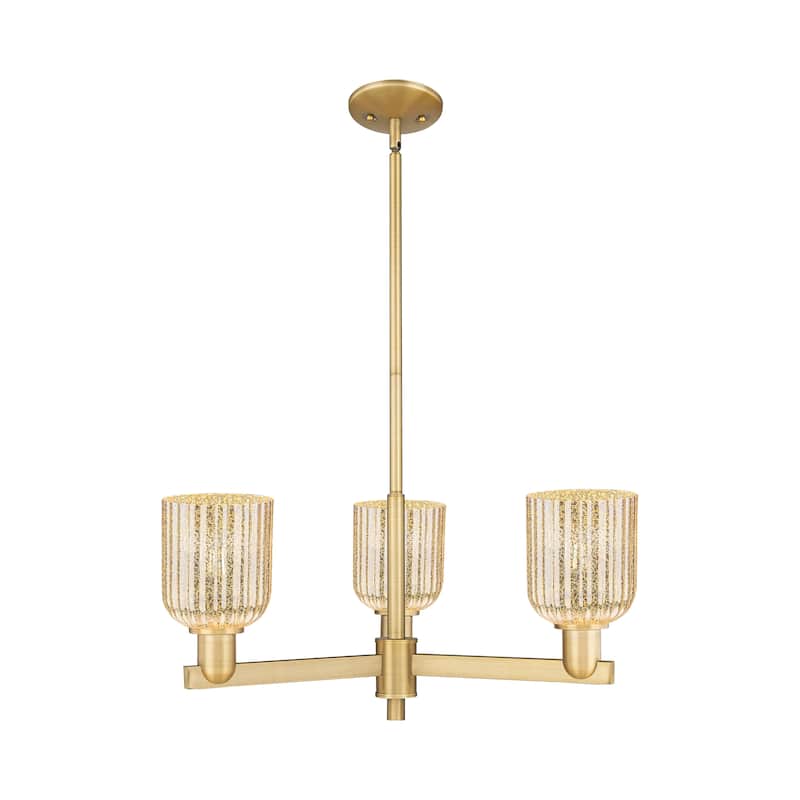 Innovations Lighting Downtown Urban - Bridal Veil - 3 Light 18" Chandelier