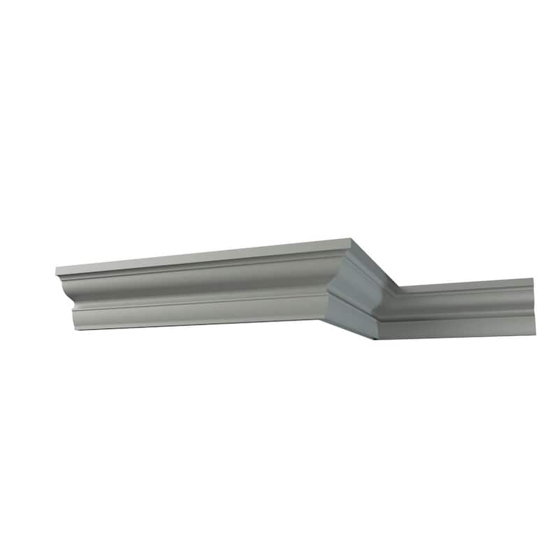 1 3/4"H x 1 1/8"P x 2"F x 96"L Sage Crown Moulding - 1-Pack