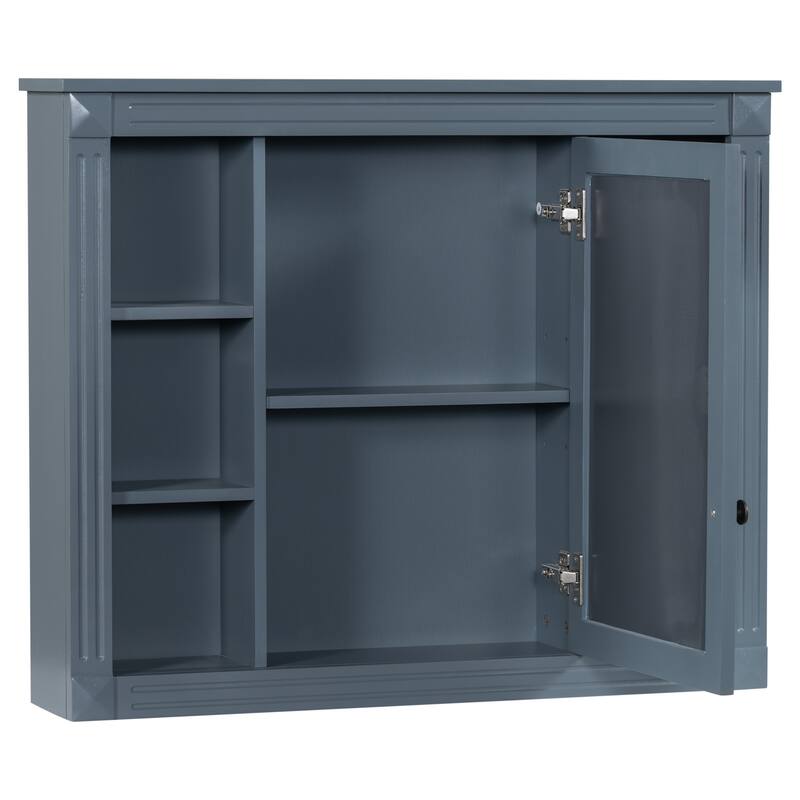 35'' x 28'' Wall Mounted Bathroom Storage Cabinet, Medicine Cabinet, Modern Bathroom Wall Cabinet with Mirror