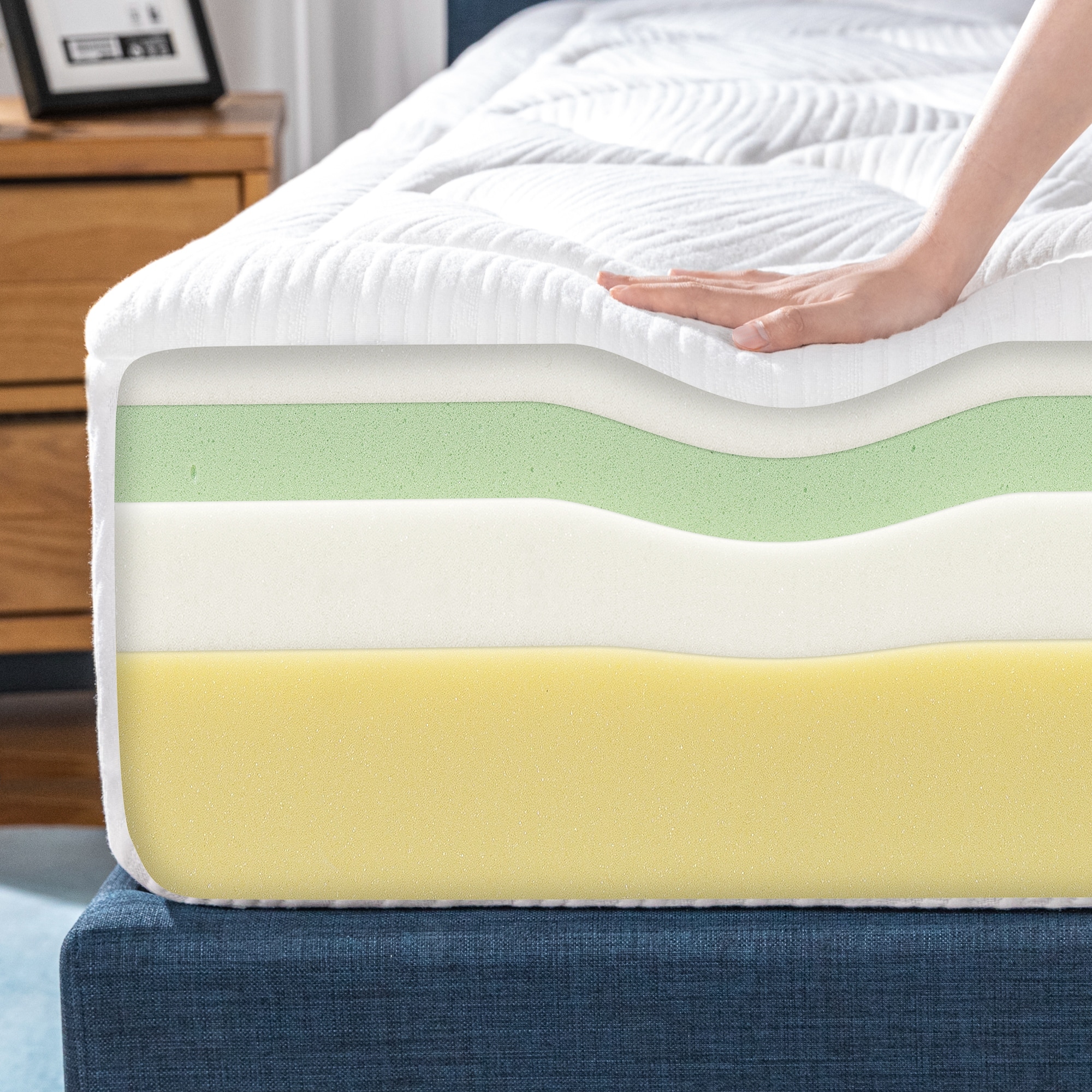 Zinus cloud memory foam 12 inch mattress deals