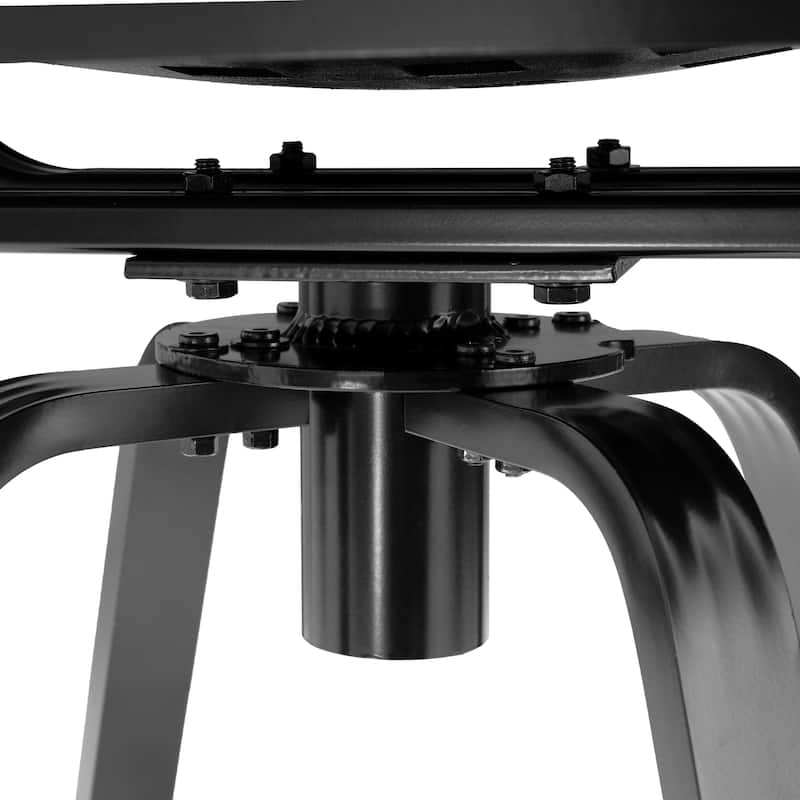 Pellebant Patio Outdoor Aluminum Swivel Bar Stools with Sunbrella Cushion - 21.7 in W x 16.5 in D x 46 in H