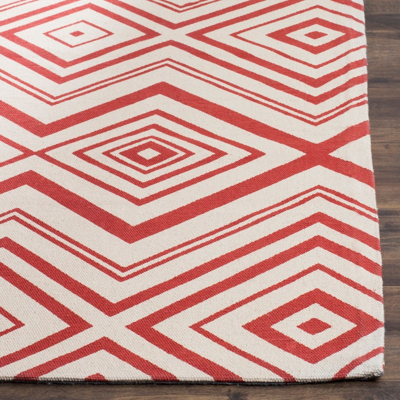 SAFAVIEH Handmade Cedar Brook Montje Modern Cotton Rug