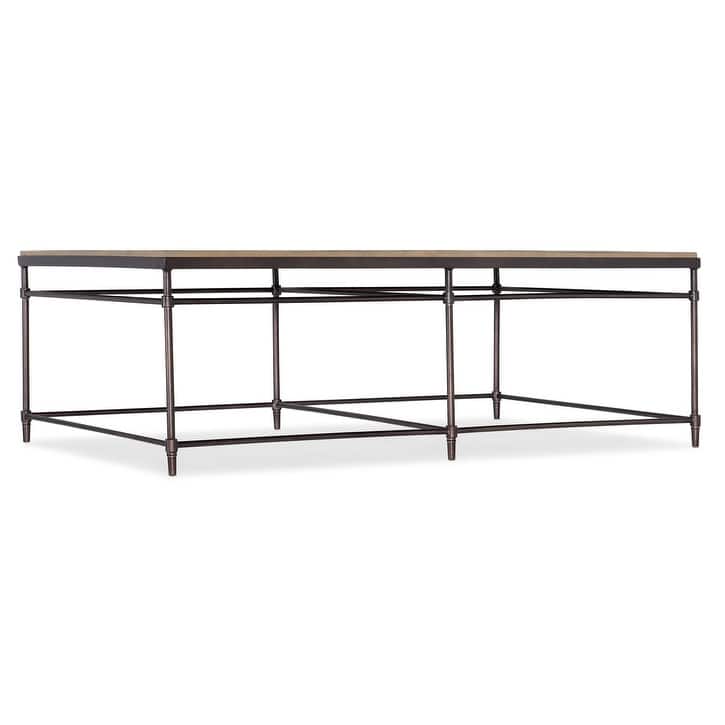 Hooker Furniture St Armand 54" Wide Contemporary Industrial Cocktail