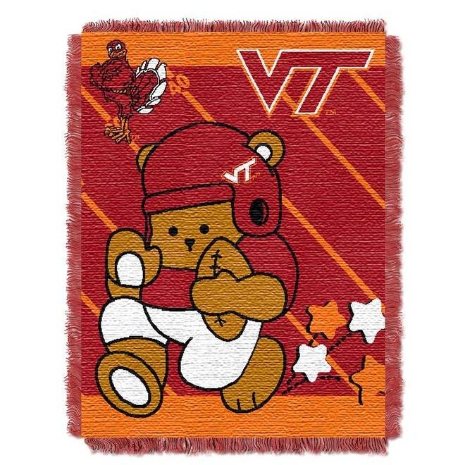 NCAA Full Back Jacquard Baby Throw Blanket