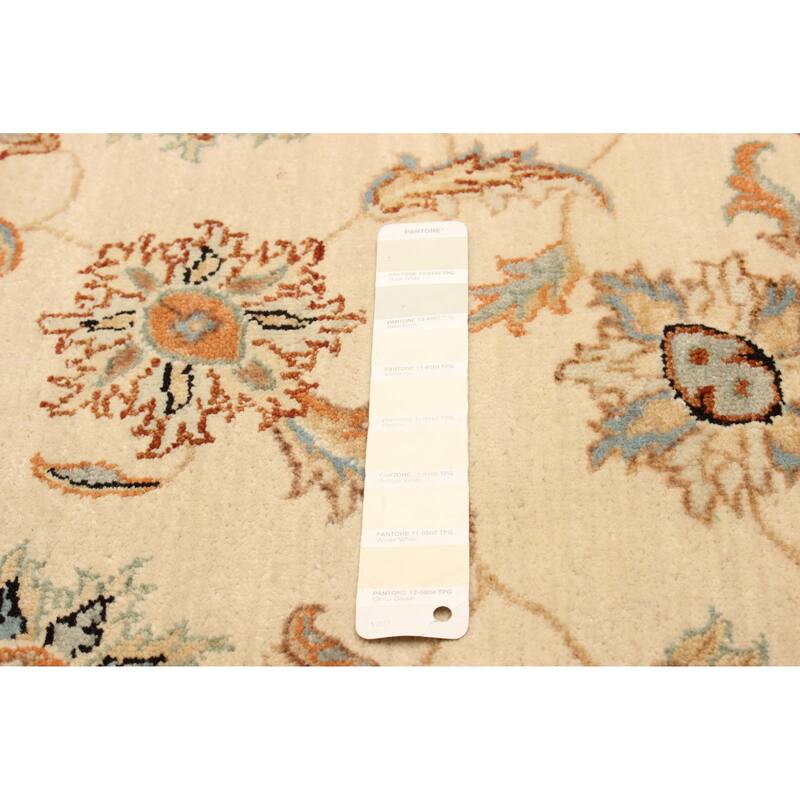 ECARPETGALLERY Hand-knotted Jamshidpour Cream Wool Rug - 4'0 x 6'0