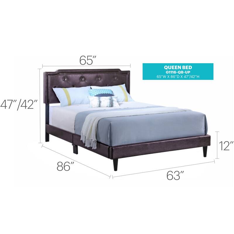 Retro Renaissance Bed - Cappuccino Finish - HomeStock Bedroom Furniture