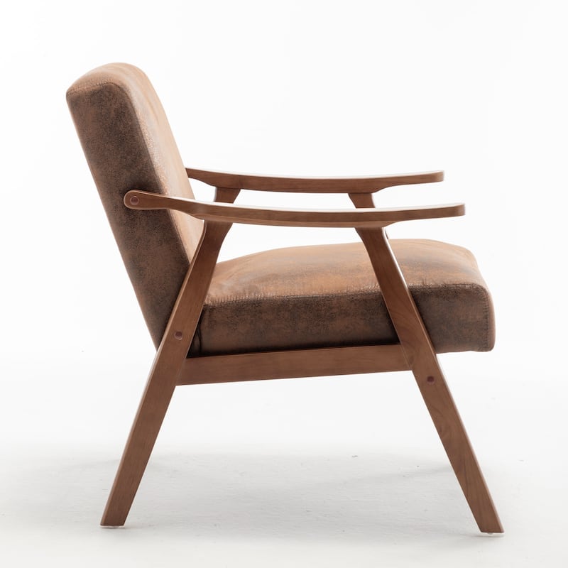 Solid Wood Frame Accent Chair