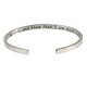 preview thumbnail 2 of 0, Women's Bible Verse Sterling Silver Engraved Cuff Bracelet - Psalm 46:10