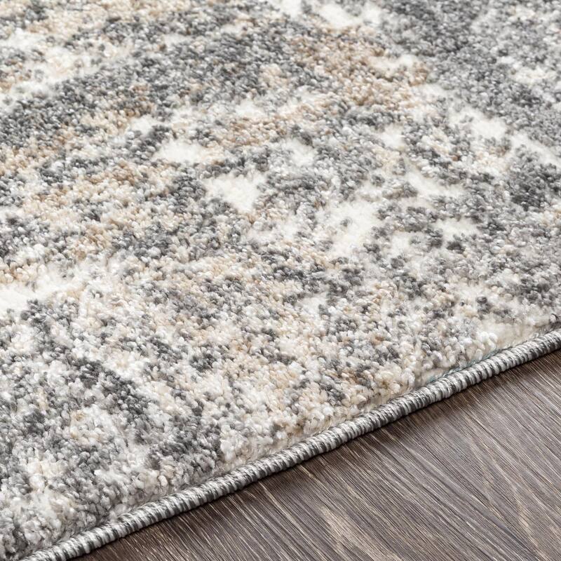 Livabliss Gamaliel Modern Distressed Area Rug