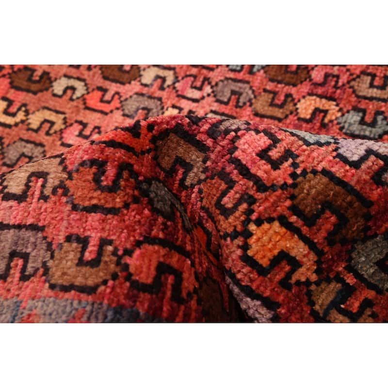 ECARPETGALLERY Hand-knotted Melis Light Red Wool Rug - 4'7 x 9'2