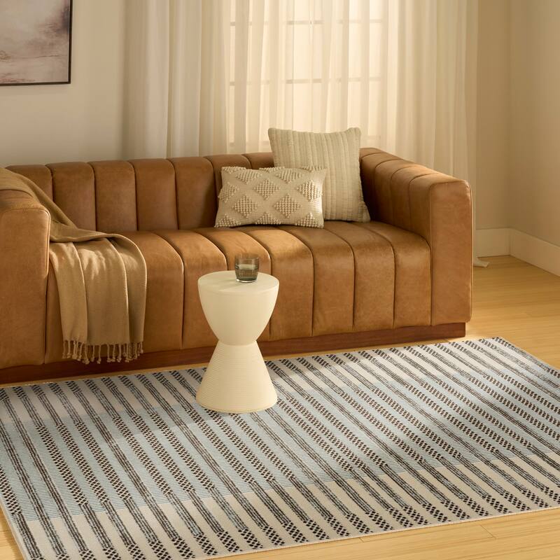 Nourison Nordic Indoor only Geometric Area Rug