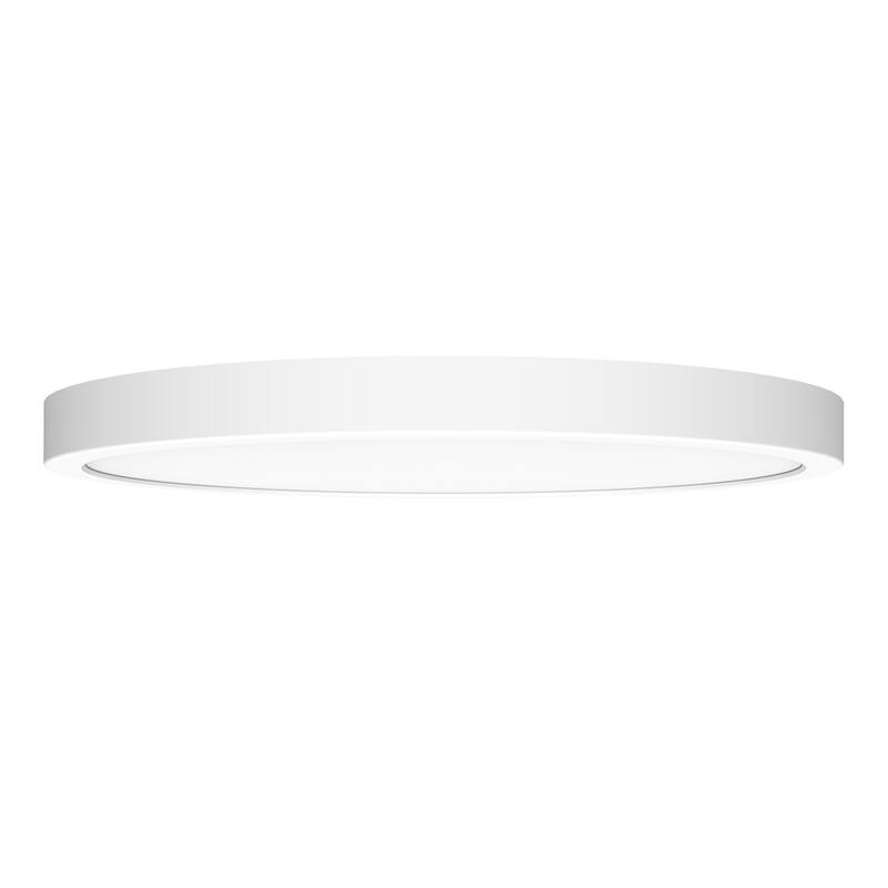 LED Flushmounts Collection 1-Light Flush Mount, White