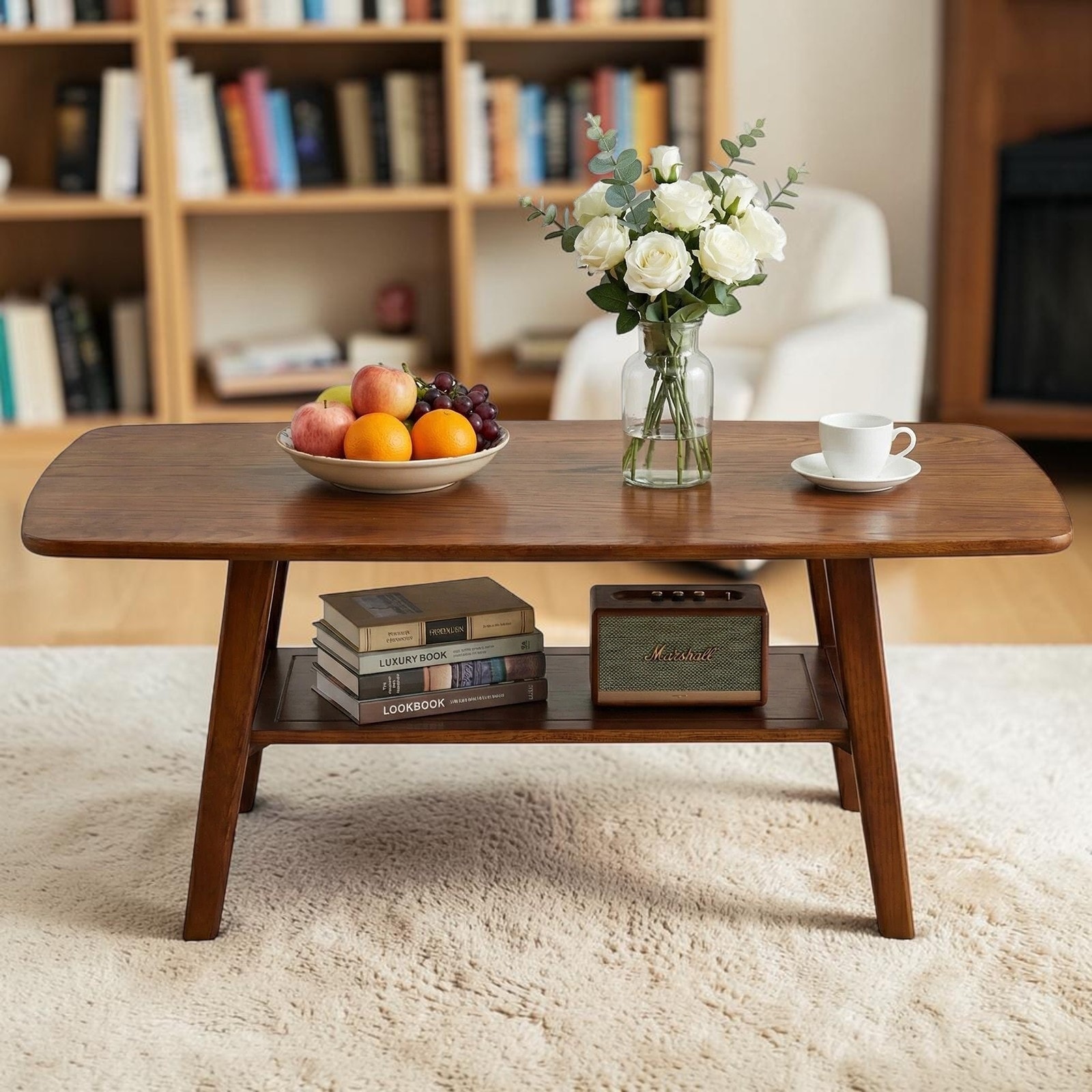 Mid-Century-Modern-Solid-Oak-