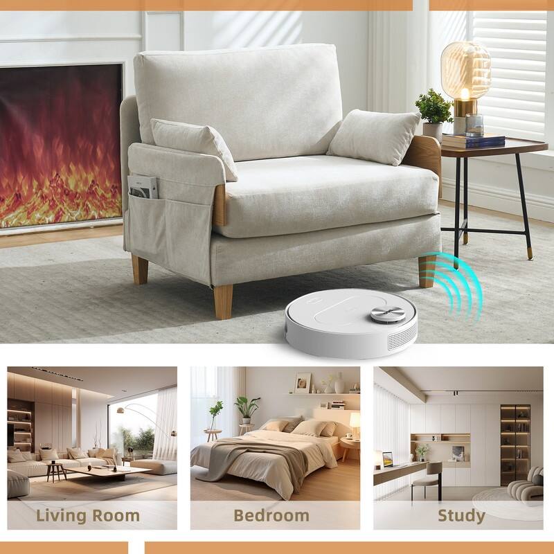 37.01" Foldable Sofa Bed Recliner, 3-in-1 Convertible Sleeper
