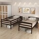 preview thumbnail 13 of 24, Solid Wood Twin Over Twin Bunk Bed with Guardrails and Ladder