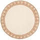 preview thumbnail 89 of 141, SAFAVIEH Handmade Total Performance Jamilah Oriental Trellis Rug 6' Round - Ivory/Creme - Round